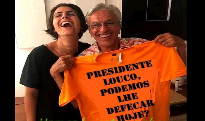 Caetano e Manuela D’Ávila chamam Bolsonaro de louco? Entenda
