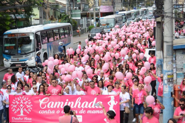 Caminhada contra o câncer de mama acontece neste domingo em São Gonçalo