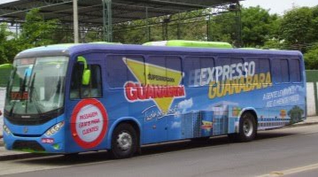 Tráfico sequestra ônibus de supermercado em SG para levar moradores à praia; entenda