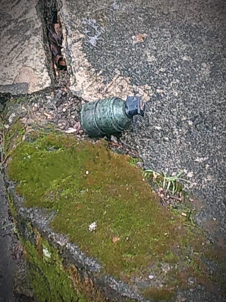 Esquadrão antibomba da Core é acionado para desativar granada encontrada em rua de Niterói