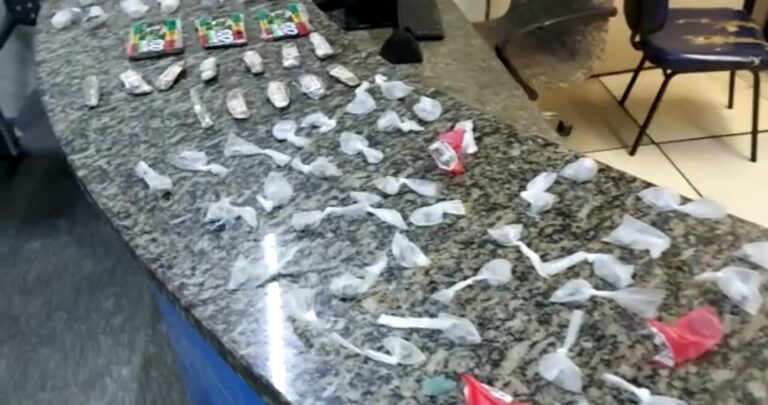 Homem é preso com grande quantidade de drogas em Itaboraí; Confira o vídeo: