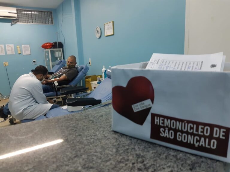 Hemonúcleo de São Gonçalo está com banco de sangue zerado e precisa de doadores