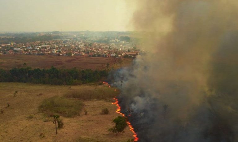 Sinistro: fumaças do incêndio no Pantanal podem chegar hoje ao Rio