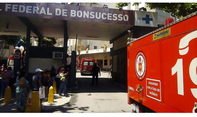 Defesa Civil do Rio vistoria hoje hospital atingido por incêndio