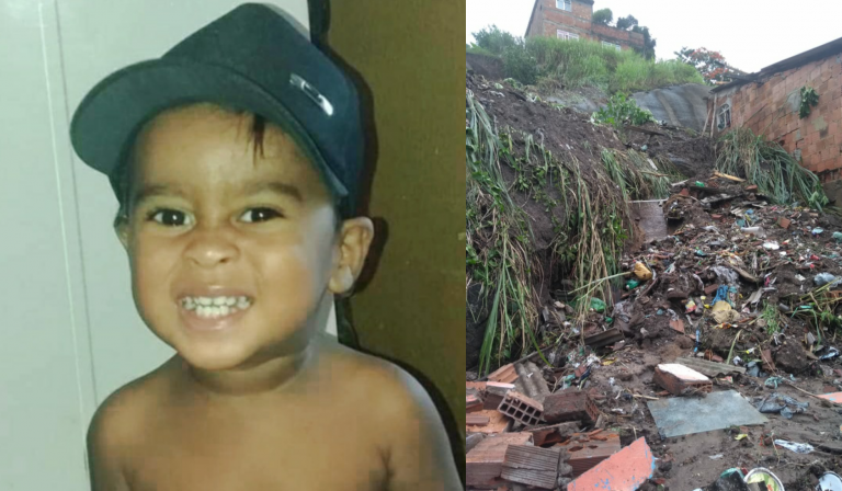 Identificado bebê morto após desabamento de casa em São Gonçalo (confira o vídeo)