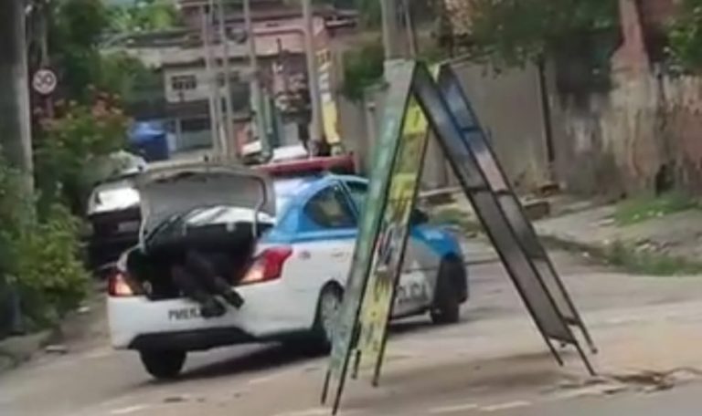 Vídeo: Flagrante de PM baleado no Chapadão