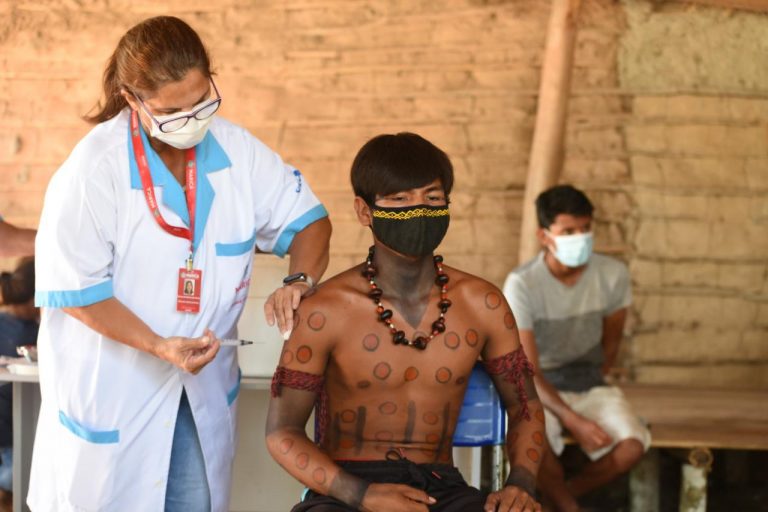 População indígena é vacinada em Maricá