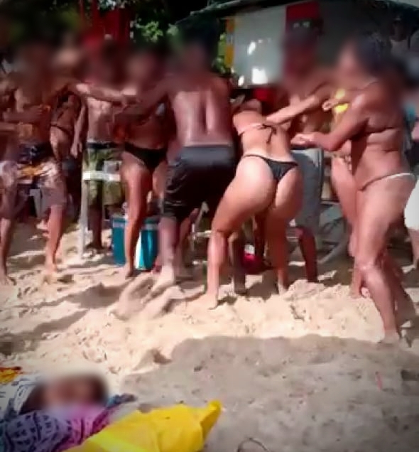 Briga generalizada em praia na Zona Sul de Niterói (Veja vídeo da confusão)