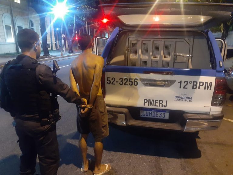 Homem é preso ao roubar cabo de telefonia em Niterói