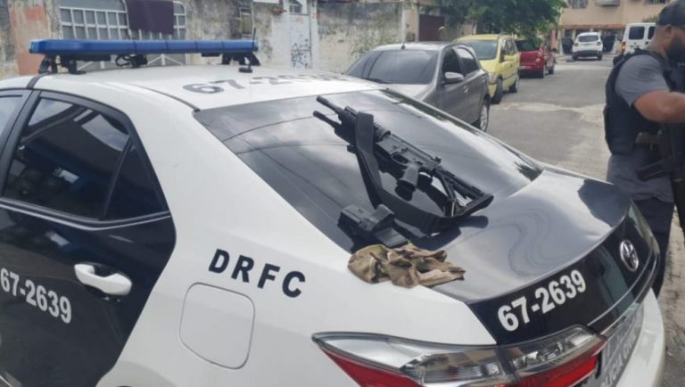 Dois mortos e um preso durante operação da Polícia Civil em São Gonçalo