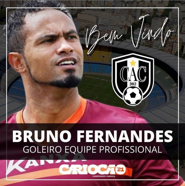 Após ‘pelada’, a confirmação: Goleiro Bruno assina com clube Atlético Carioca, de São Gonçalo