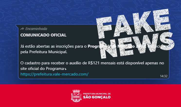 Cuidado! Em São Gonçalo, criminosos espalham fake news sobre ajuda emergencial da prefeitura