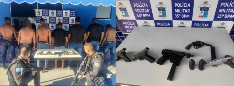 PM prende quadrilha de milicianos em Itaboraí