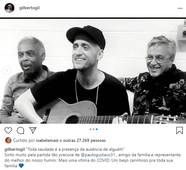 Paulo Gustavo: Artistas se despedem do amigo nas redes sociais; veja homenagens
