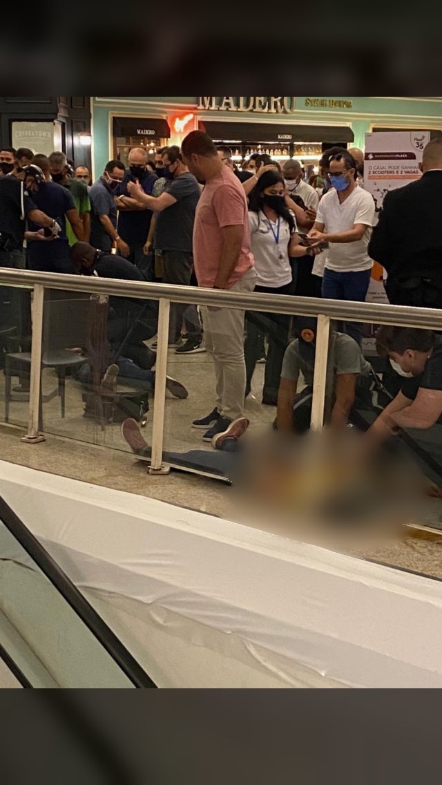 Mulher morre após ser esfaqueada na praça de alimentação do Plaza Shopping, em Niterói