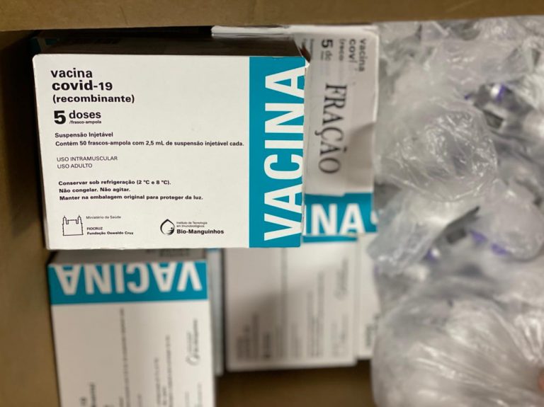 Maricá recebe novo lote de vacinas contra a Covid-19