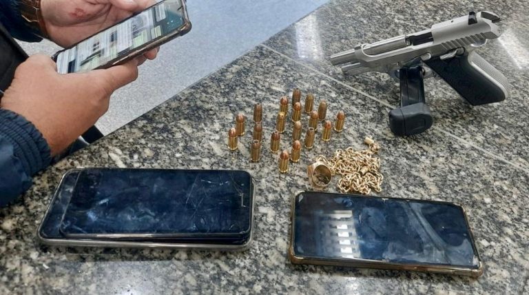 Presos com joias e celulares roubados em Nova Cidade