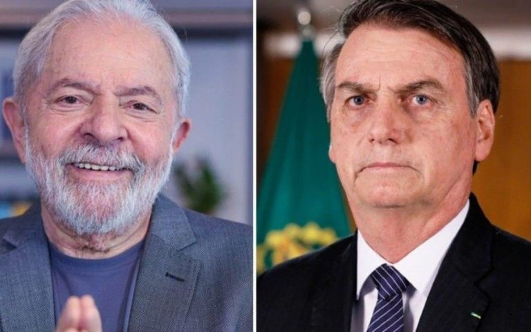 Pesquisa aponta Lula com 48% e Bolsonaro com 21% nas intenções de voto para 2022