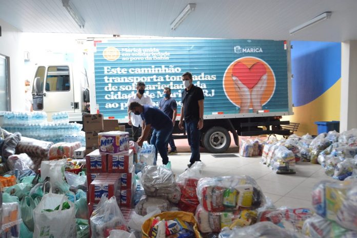 Maricá envia caminhão para Bahia com mais de quatro toneladas de doações
