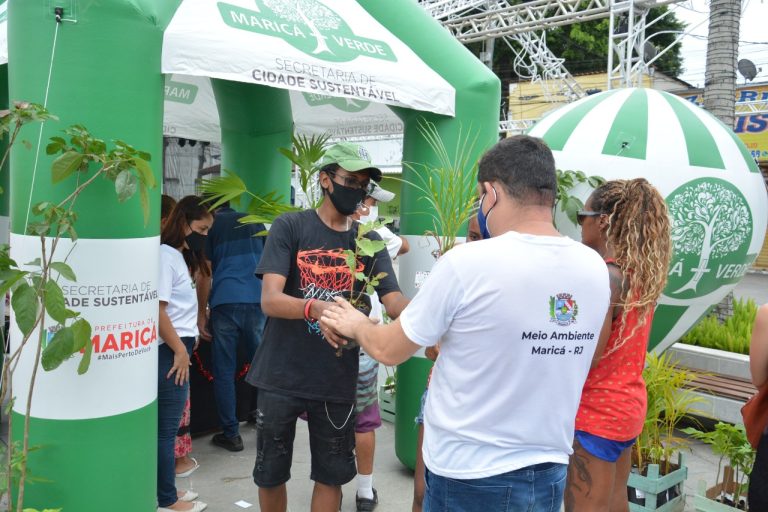 Projeto Maricá+Verde distribui 300 plantas nativas para a população