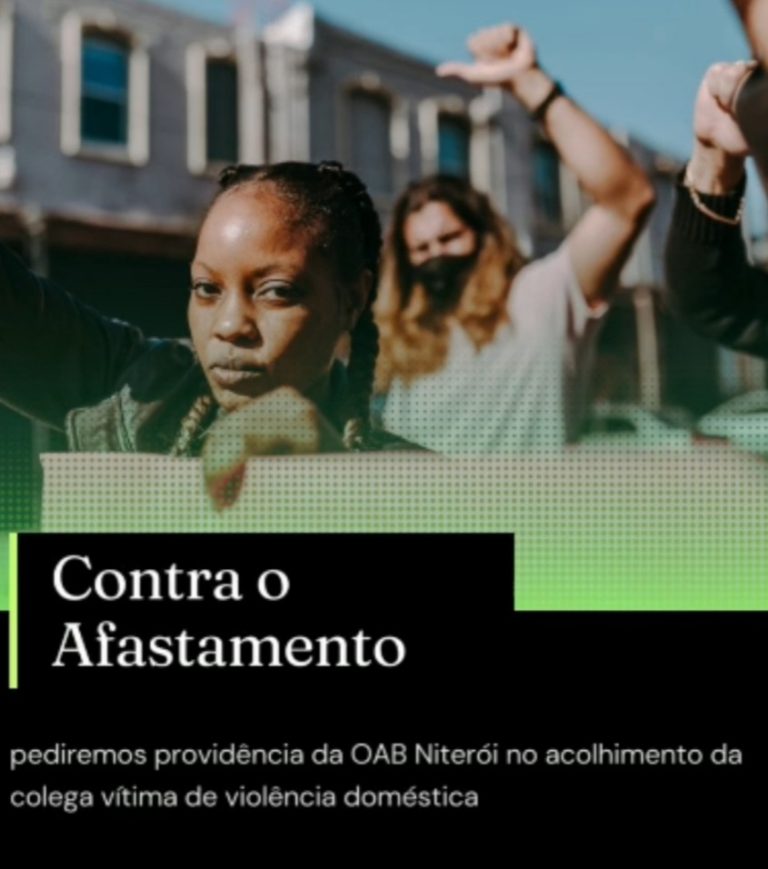 Colegas organizam ato em solidariedade à advogada afastada da OAB-Niterói