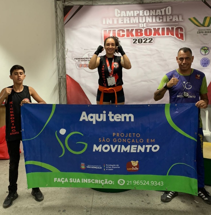 Atletas de São Gonçalo conquistam medalhas no Campeonato Intermunicipal de Kickboxing