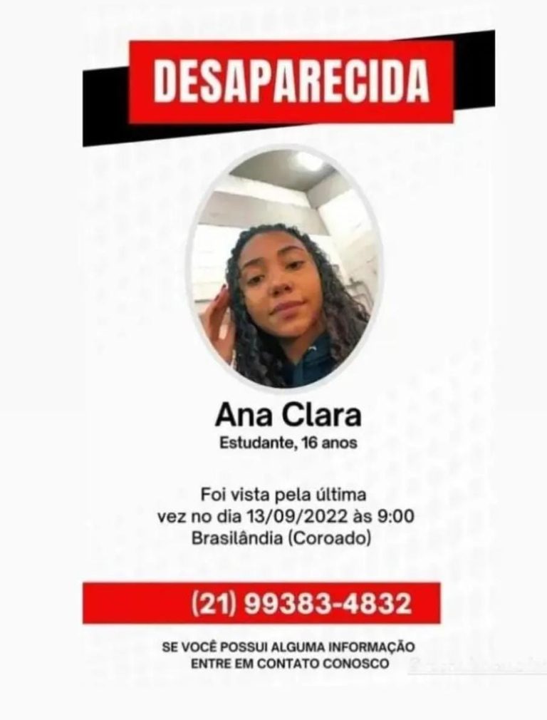 Família pede informações sobre estudante desaparecida em São Gonçalo
