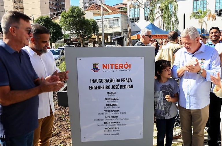 Prefeitura de Niterói inaugura Praça José Bedran, em Icaraí