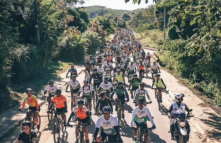 Itaboraí 190 anos: Pedal Ambiental reúne milhares de ciclistas em percurso até Parque Paleontológico