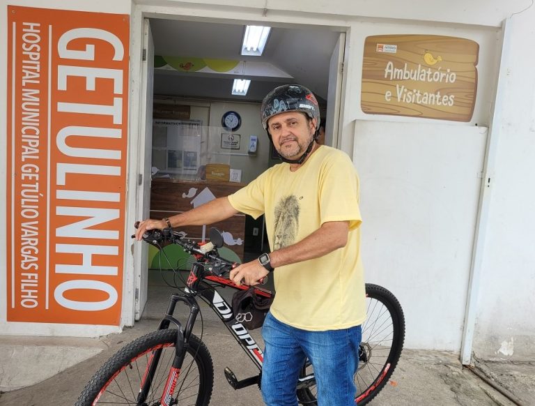 Hospital Getulinho incentiva funcionários a irem de bicicleta para o trabalho