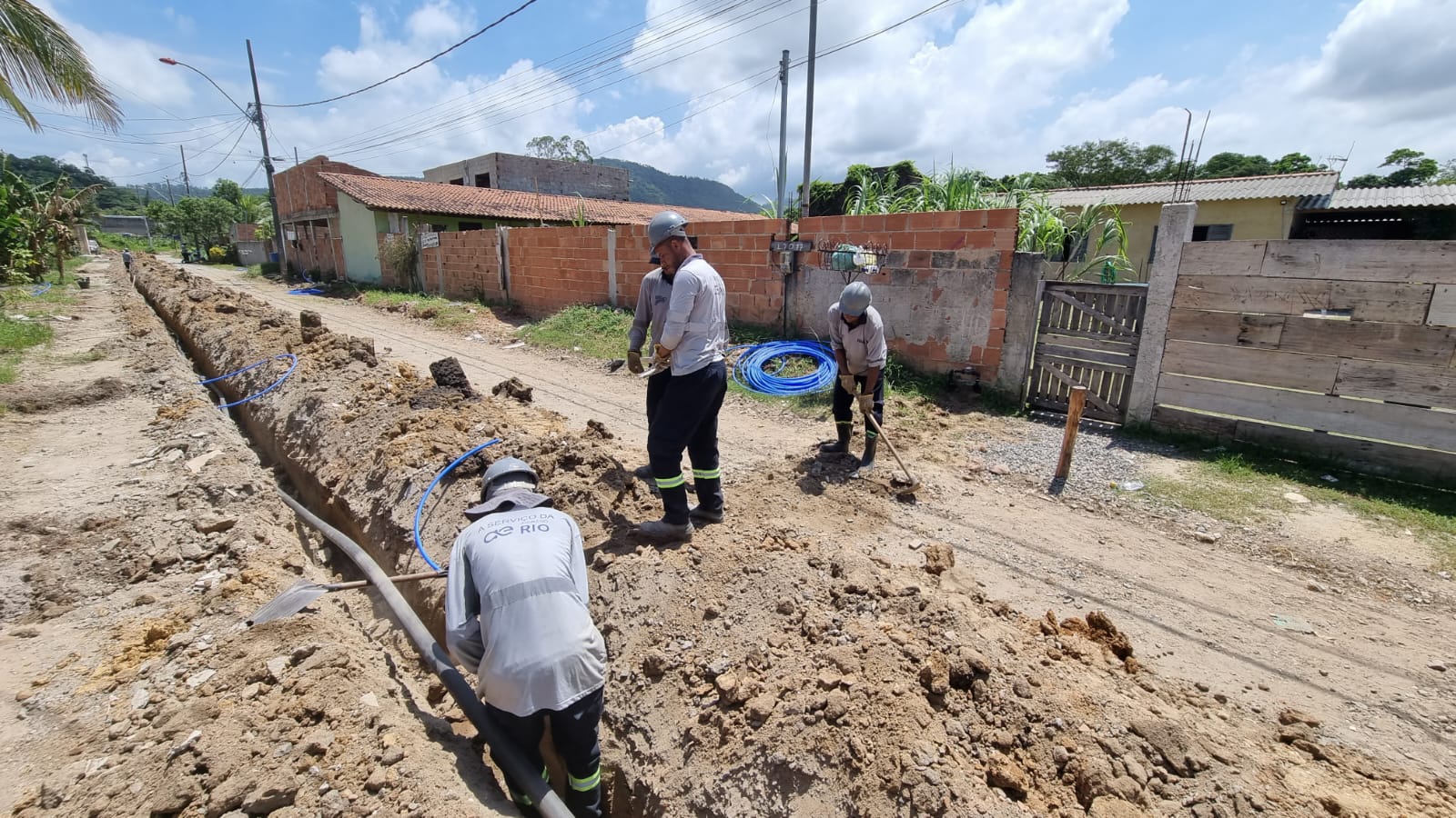 Águas do Rio implanta mais de quatro quilômetros de redes em Itaipuaçu