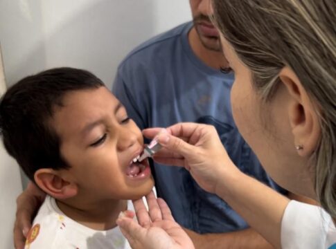 Dia “D” de Vacinação contra a Poliomielite em Maricá imuniza mais de 1.700 crianças